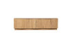 Miniature TV Unit 200 cm Oak Veneer Natural Zuma 4