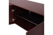 Miniature TV unit 200 cm pine burgundy red Gunnar 9