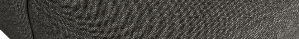 Material Details U-Shape Sofa 339 cm grey/black melange chenille Sloping