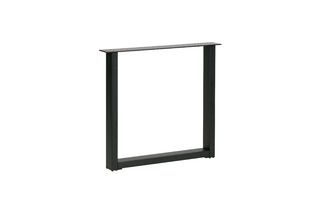 U-shaped base in black metal Tablo