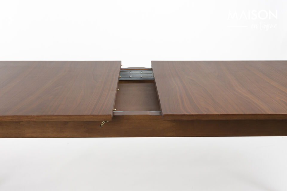Uitschuifbare eettafel walnoot Ellen - 9