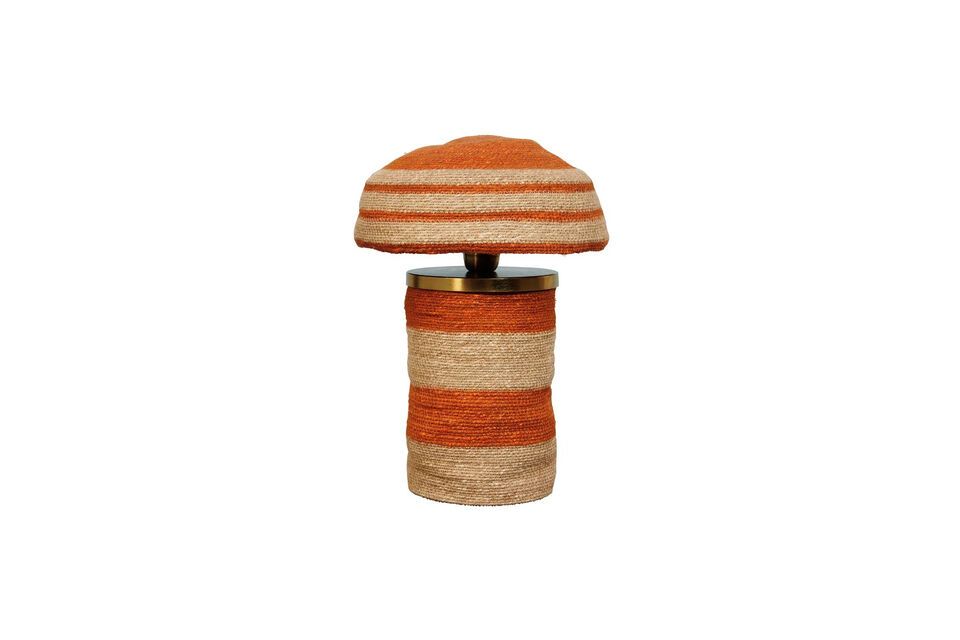 The vibrant orange color creates an eye-catching focal point
