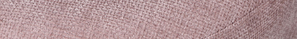 Material Details Upholstered chenille stool blush Charlie