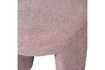 Miniature Upholstered chenille stool blush Charlie 6