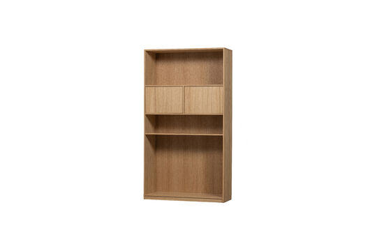 Upper cabinet 110 cm Oak veneer natural matt MODULAIR Clipped
