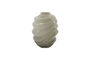 Miniatuur Vaas 26,6 cm Lichtgrijs Glas Desert Productfoto