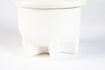 Miniature Vase 28 cm en céramique blanc Bassin 6