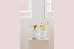 Miniature Vase 28 cm en céramique blanc Bassin 9