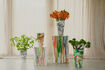 Miniaturansicht Vase 30 cm aus grauem Kunstharz Conic 3