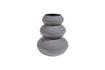 Miniature Vase 35 cm métal gris clair Tera 1