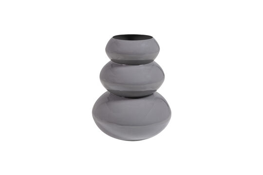 Voir la fiche produit vase 35 cm métal gris clair Tera Vase 35 cm métal gris clair Tera