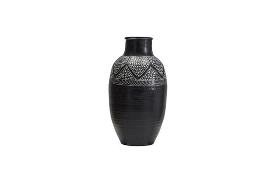 Vase 38 cm Aluminium and Iron Black HDBloss Clipped