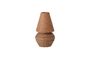 Miniature Vase à encastrer orange en terre cuite Misra Détouré