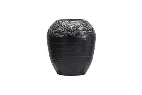 Schauen Sie die Produktbeschreibung an vase Aluminium schwarz 31,5 cm HDBloss Vase Aluminium schwarz 31,5 cm HDBloss