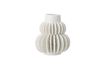 Miniature Vase Badaroux blanc en grès 4