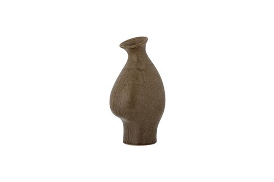 Vase brun en grès Celin Détouré