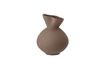 Miniature Vase brun en grès Nicita 1