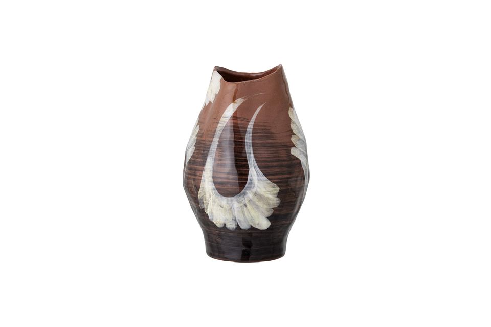 Vase brun en grès Obsa - 5