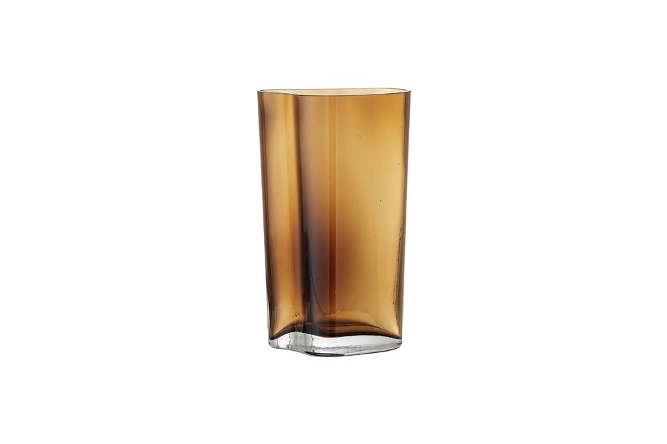Vase brun en verre Benia Bloomingville