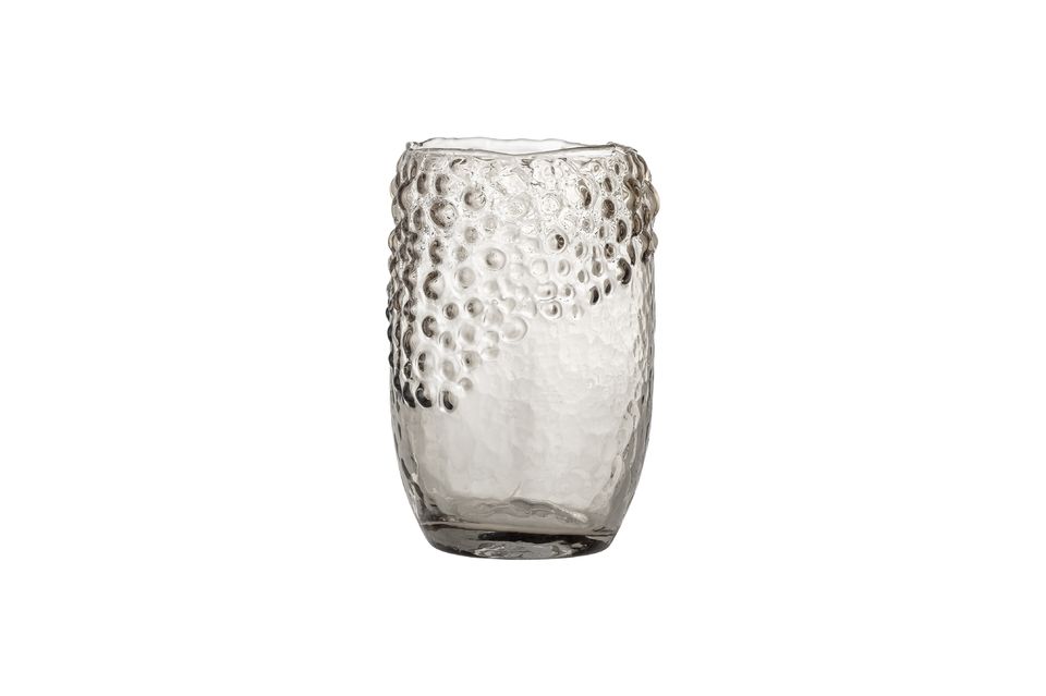 Vase brun en verre Emalia Bloomingville