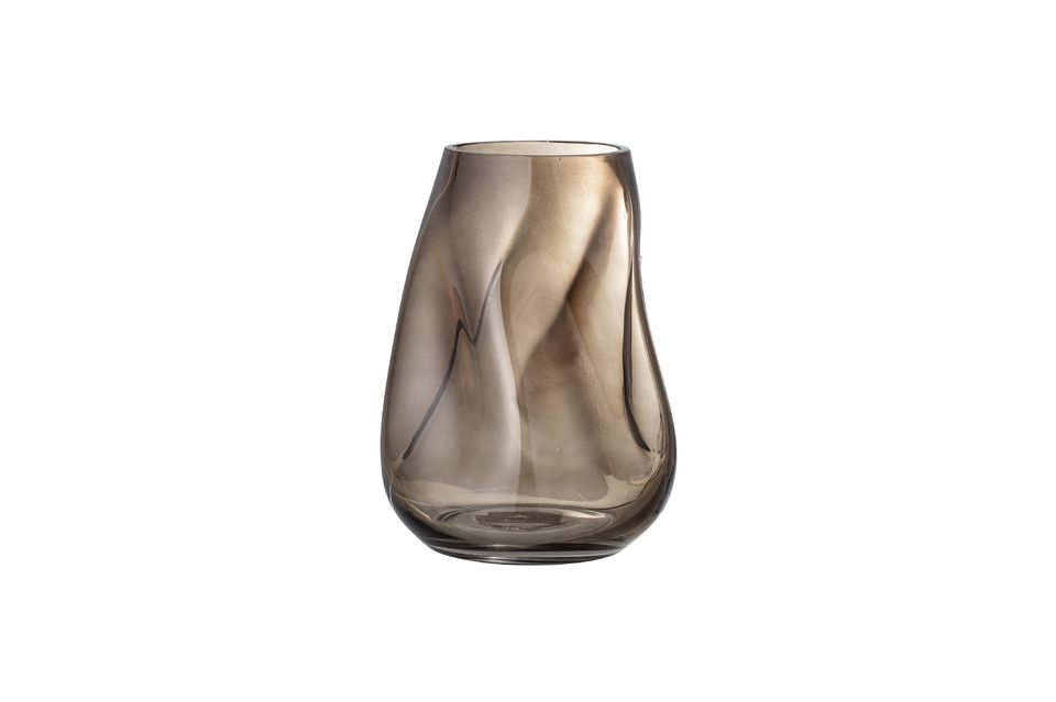 Vase brun en verre Ingolf - 6