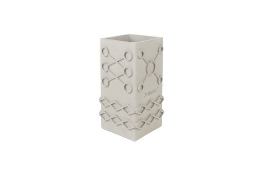Voir la fiche produit vase carré 25 cm en béton gris Graphic Vase carré 25 cm en béton gris Graphic