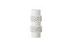 Miniature Vase Chémery blanc en grès 1