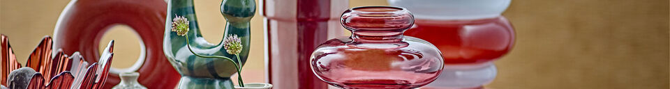 Materialbeschreibung Vase D21xH24 cm aus buntem Glas Annhelene