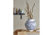 Miniature Vase D25xH26 cm en grès noir Togo 3