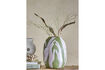 Miniature Vase déco D23,5xH30,5 cm en grès vert Adalena 3