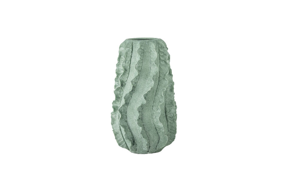 Vase déco D23xH37 cm en terre cuite verte Natika Marques