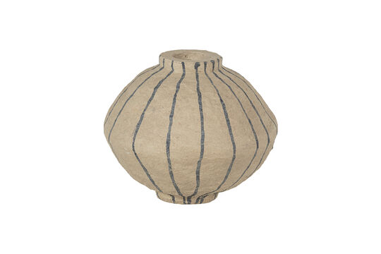 Voir la fiche produit vase décoratif en papier mâché sable Karo Vase décoratif en papier mâché sable Karo