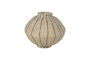 Miniature Vase décoratif en papier mâché sable Karo Détouré