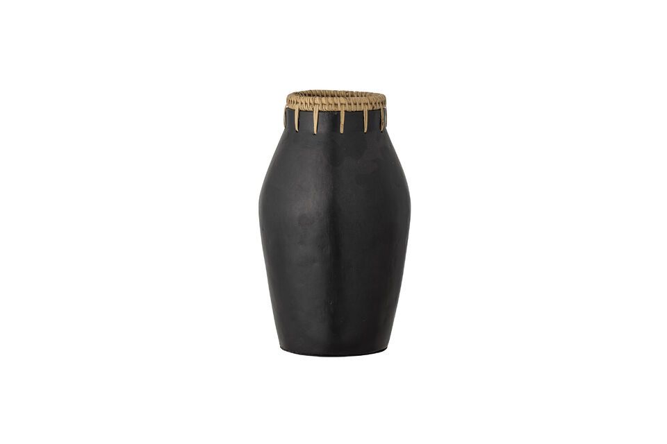 Vase décoratif noir en terre cuite Dixon Bloomingville