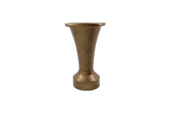 Vase en aluminium doré Florist