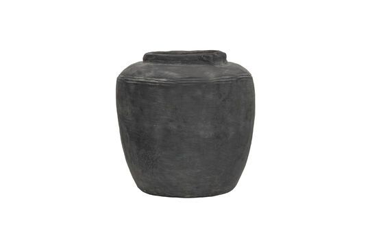 Vase en béton gris foncé Rustik