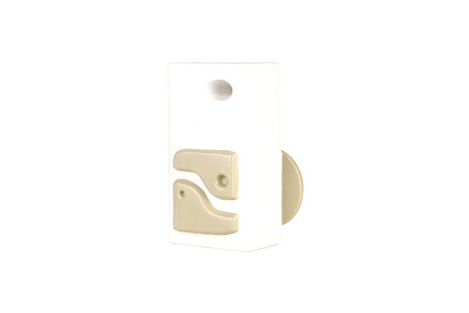 Vase en céramique beige 23 cm Bloomer Zuiver