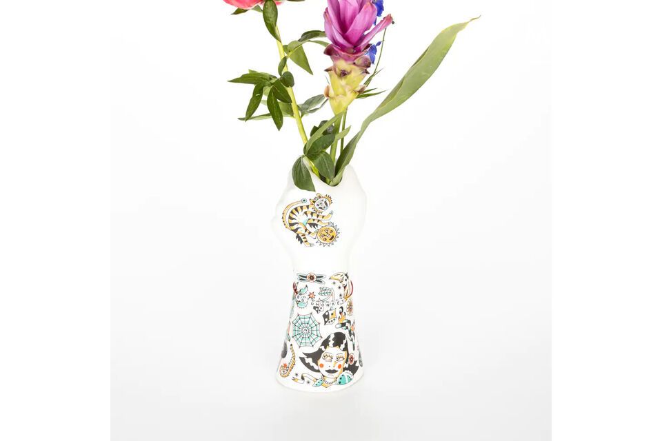 Vase en céramique multicolore Liberty Bold Monkey
