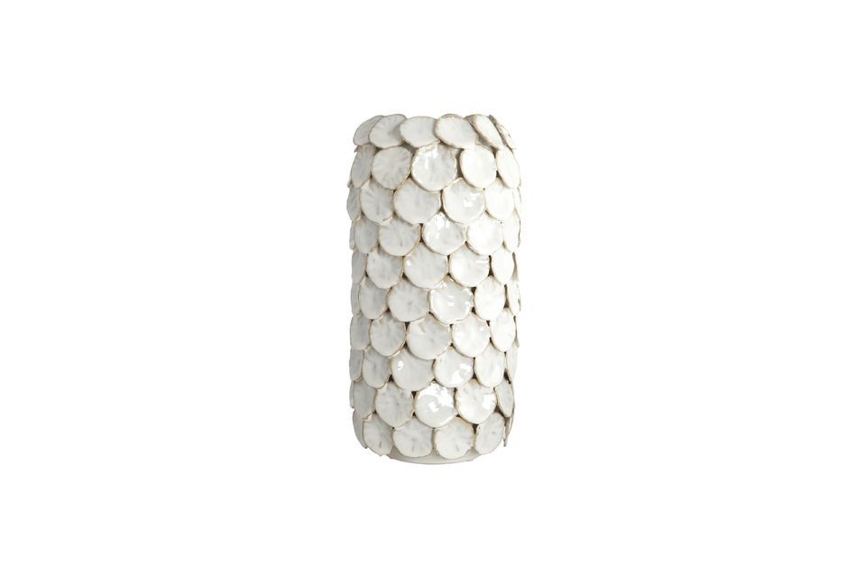 Vase en grès blanc Dot House Doctor