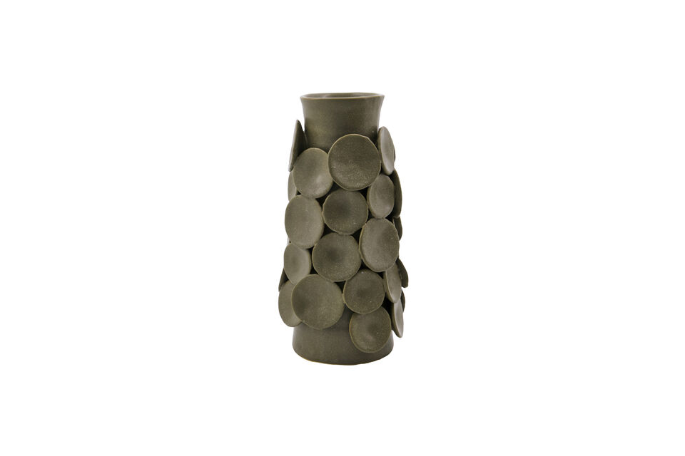 Vase en grès kaki 26,5 cm HDDot House Doctor