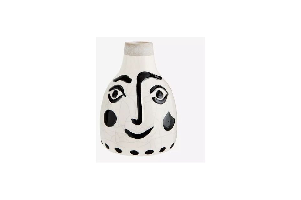 Vase en grès Smile Madam Stoltz