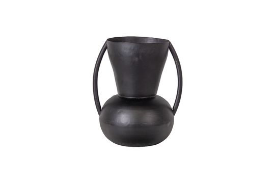 Vase en métal noir Siep
