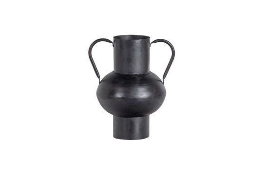 Vase en métal noir Vere Détouré