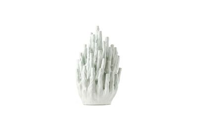 Vase en porcelaine blanc h60cm Coral