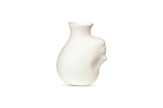 Vase en porceleine blanc Upside Down Détouré