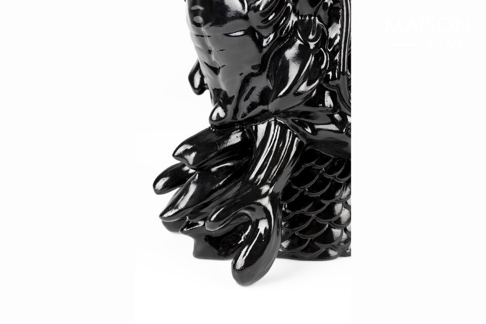 Vase en résine noir Dragonized - 6