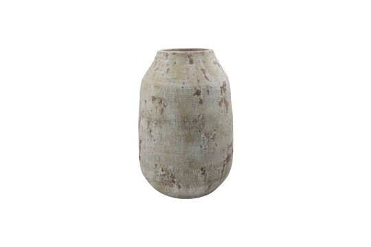 Vase en terre cuite beige Hafe