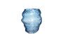 Miniature Vase en verre bleu Aurora Détouré