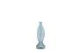 Miniature Vase en verre bleu clair H30 Fish Détouré