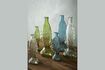 Miniature Vase en verre bleu clair H30 Fish 2
